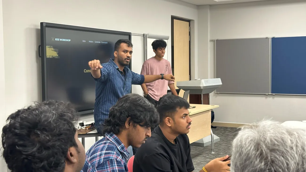Teaching a room of students